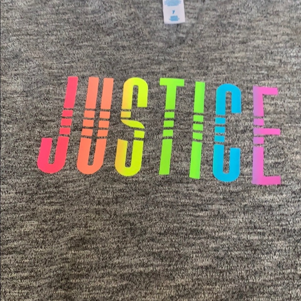 Girls Justice Hoodie Size 7 - Picture 3 of 4